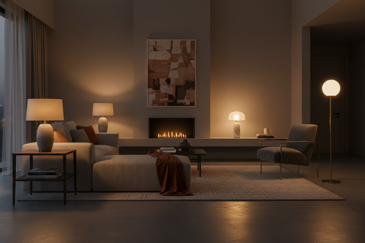 Living Room Lamps Banner